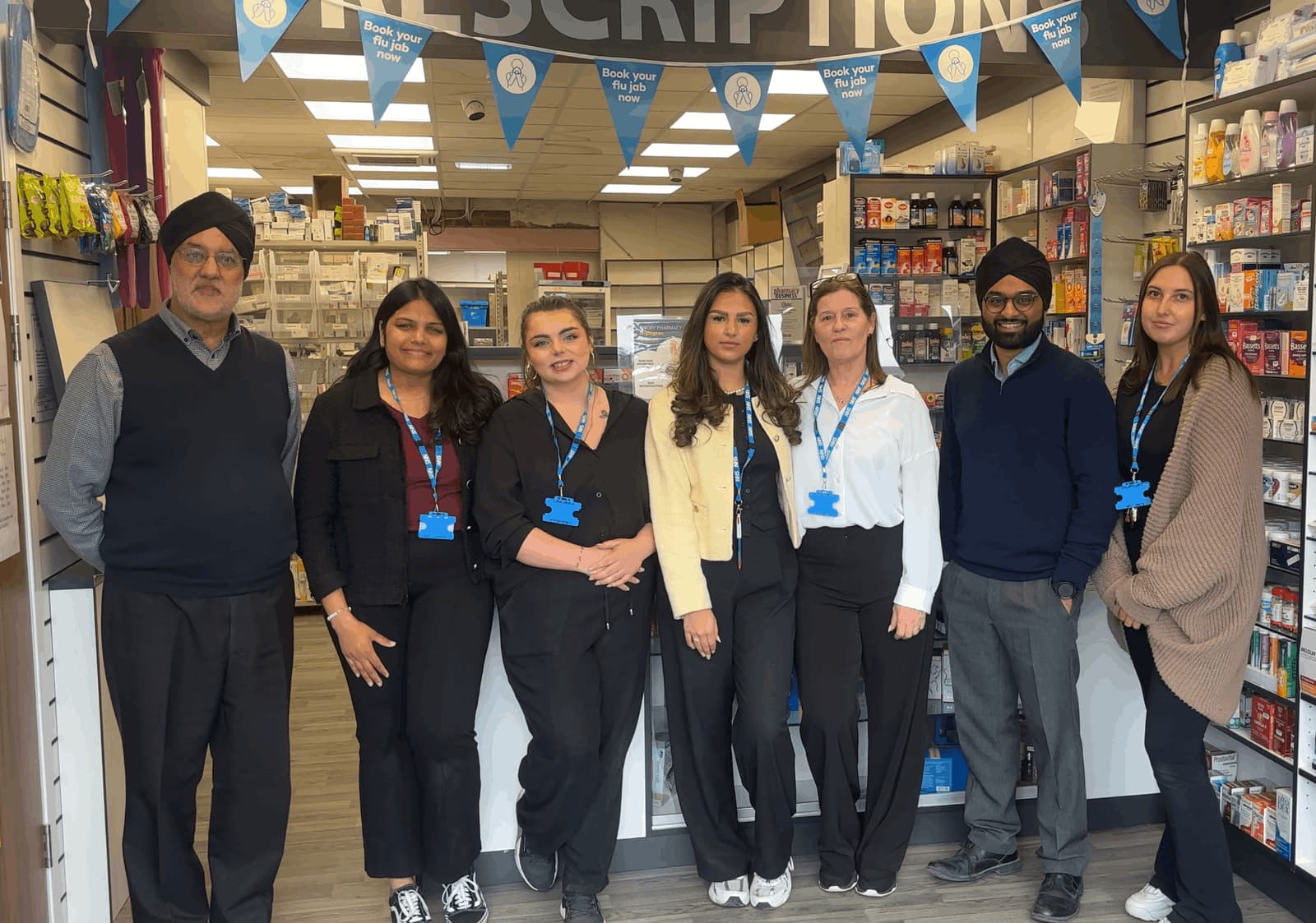 Alora Health team inside the store